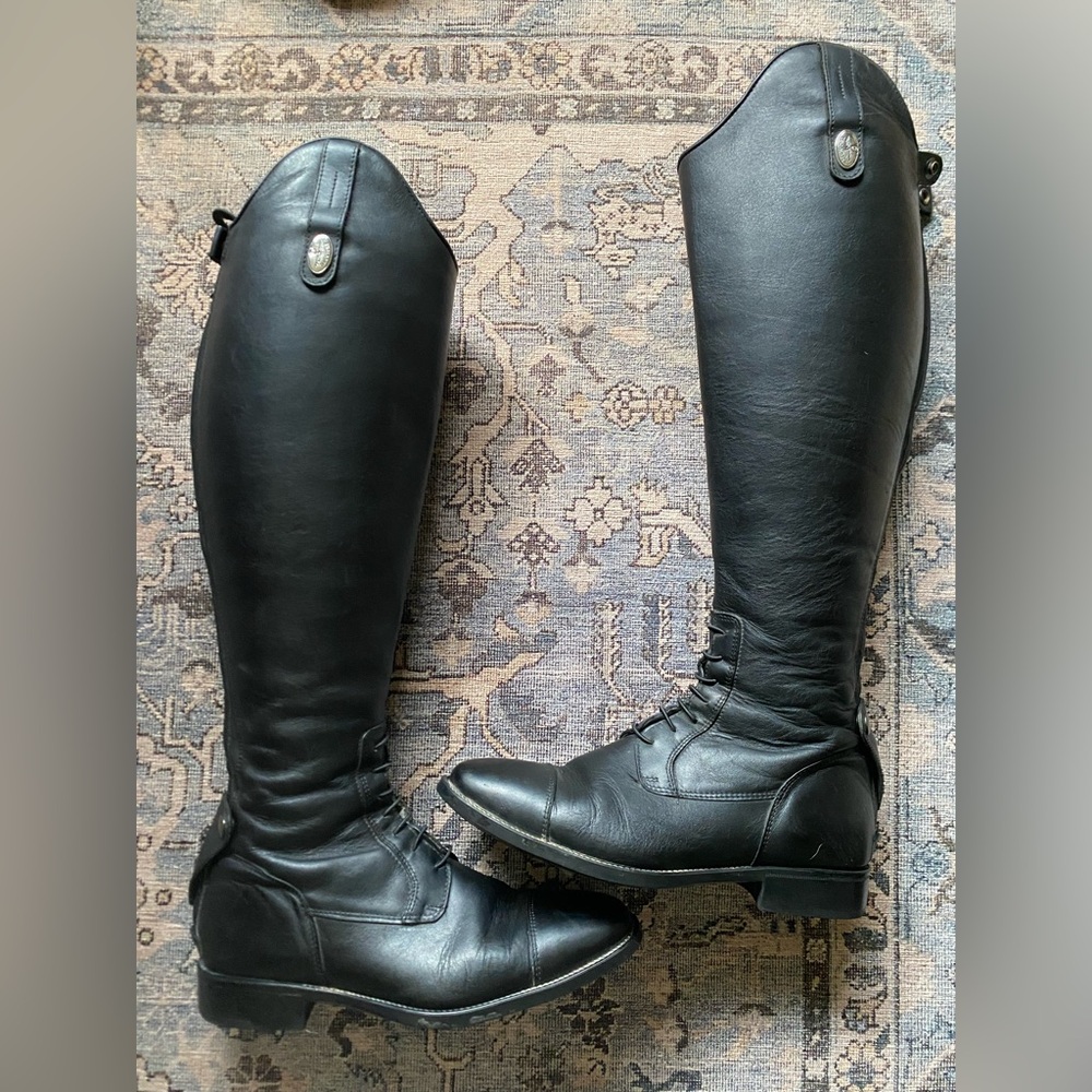 Deniro Tri-Colore Tall Riding Boots - Women's